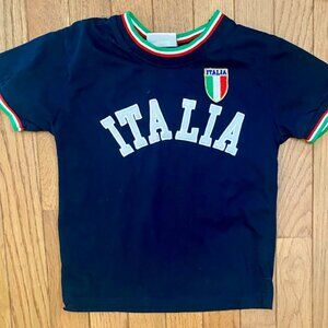 Boys ITALIA Short Sleeved T Shirt Sz 5-6